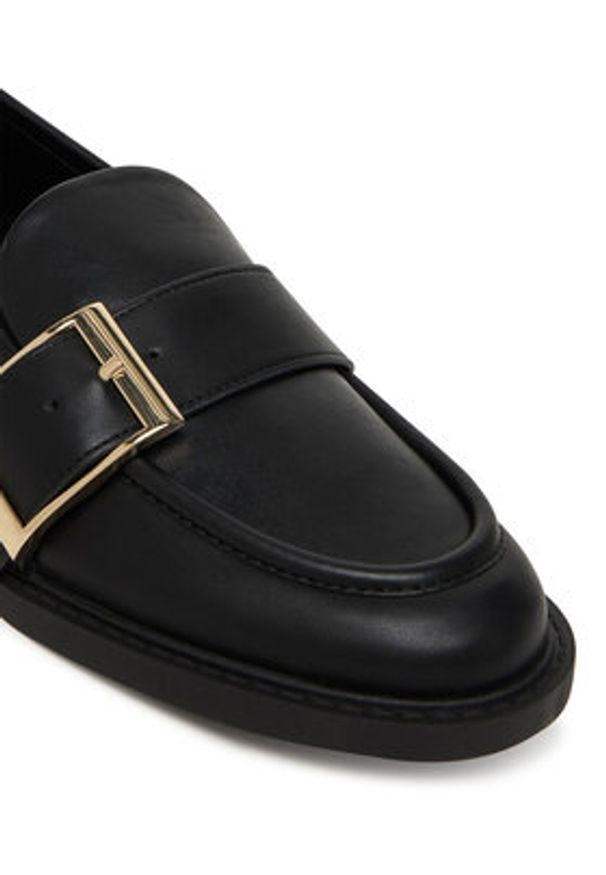 DKNY Półbuty K3574688 Czarny. Kolor: czarny. Materiał: skóra