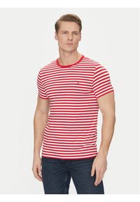 TOMMY HILFIGER - Tommy Hilfiger T-Shirt MW0MW10800 Kolorowy Slim Fit. Materiał: bawełna. Wzór: kolorowy