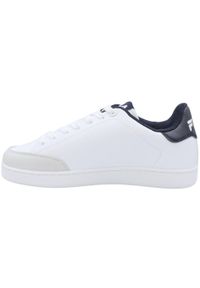Fila - Buty Damskie Courtbay. Okazja: na spacer. Kolor: biały, niebieski, wielokolorowy. Sport: turystyka piesza