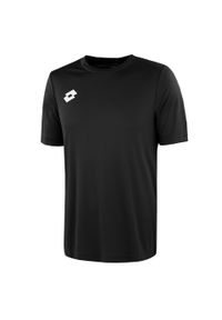 Koszulka piłkarska dla dzieci LOTTO JR ELITE. Kolor: czarny. Sport: piłka nożna #1