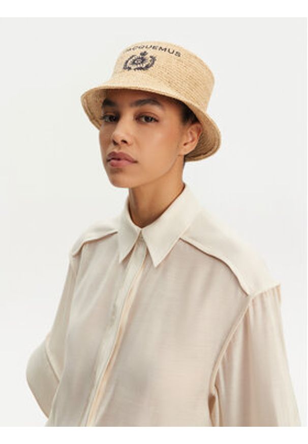JACQUEMUS Kapelusz 25E255AC6785207 Beżowy. Kolor: beżowy