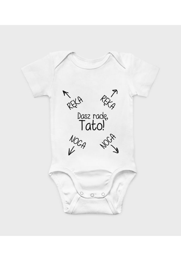 MegaKoszulki - Body dziecięce Dasz radę tato. Materiał: bawełna