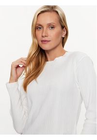 Calvin Klein Jeans Bluzka J20J221596 Biały Slim Fit. Kolor: biały. Materiał: bawełna