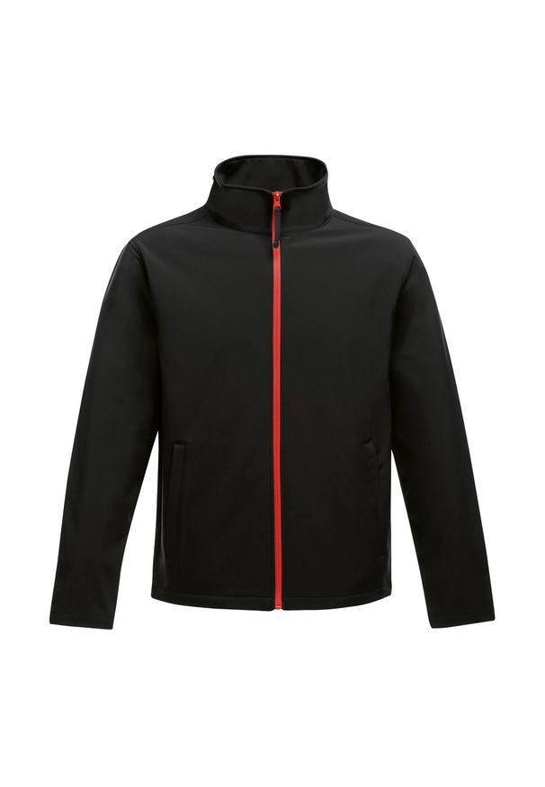 Regatta - Softshell Męski Ablaze. Kolor: czerwony, wielokolorowy, czarny. Materiał: softshell