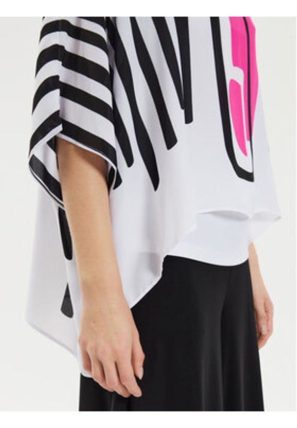 Joseph Ribkoff Bluzka 241091 Kolorowy Relaxed Fit. Materiał: syntetyk. Wzór: kolorowy