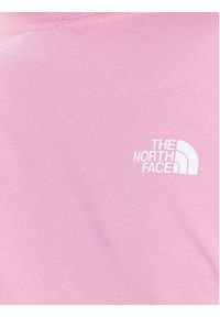 The North Face T-Shirt Easy NF0A4T1Q Różowy Regular Fit. Kolor: różowy. Materiał: bawełna #3