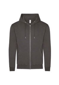 AWDIS - Organiczna Bluza Z Kapturem Dla Dorosłych Unisex. Typ kołnierza: kaptur. Kolor: wielokolorowy, szary, brązowy