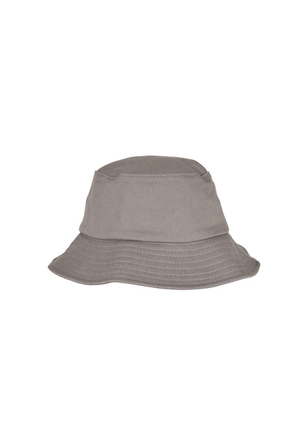 FLEXFIT - Dziecięcy bob z bawełny twill Urban Classics Flexfit. Kolor: szary. Materiał: bawełna