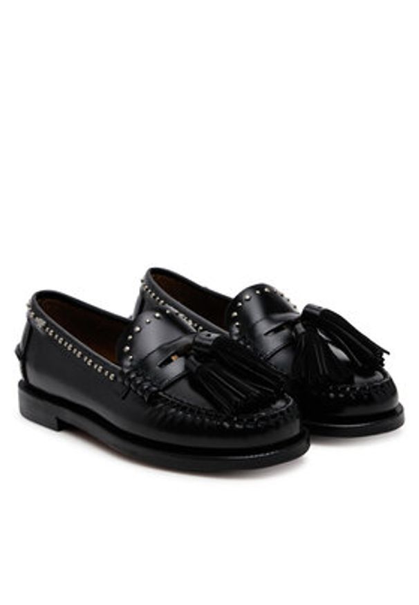 Weekend Max Mara Loafersy 2515521014670 Czarny. Kolor: czarny. Materiał: skóra