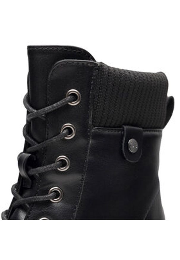 Clara Barson Trzewiki LAIA WS6180-02 Czarny. Kolor: czarny. Materiał: skóra