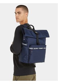 Tommy Jeans Plecak Essential Rolltop AM0AM11515 Granatowy. Kolor: niebieski. Materiał: poliester, materiał #3