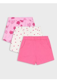 Sinsay - Szorty z elastyczną gumą w talii 3 pack - wielobarwny. Materiał: guma