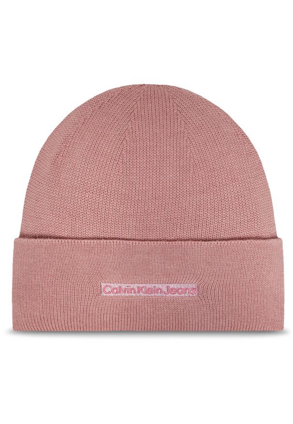 Calvin Klein Czapka Inst Embro K60K612651 Różowy. Kolor: różowy. Materiał: bawełna