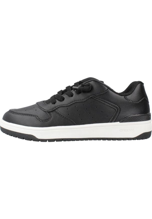 Geox - Kapcie GEOX J WASHIBA BOY Czarny. Kolor: czarny. Materiał: syntetyk, tkanina. Sport: turystyka piesza