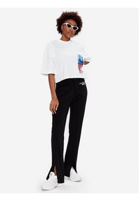 Calvin Klein Jeans Spodnie dresowe J20J221052 Czarny Regular Fit. Kolor: czarny. Materiał: dresówka, syntetyk, bawełna #4