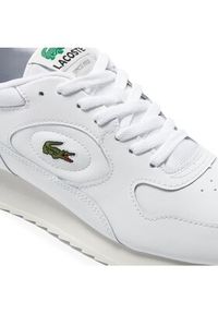 Lacoste Sneakersy I02379-082 Biały. Kolor: biały. Materiał: skóra