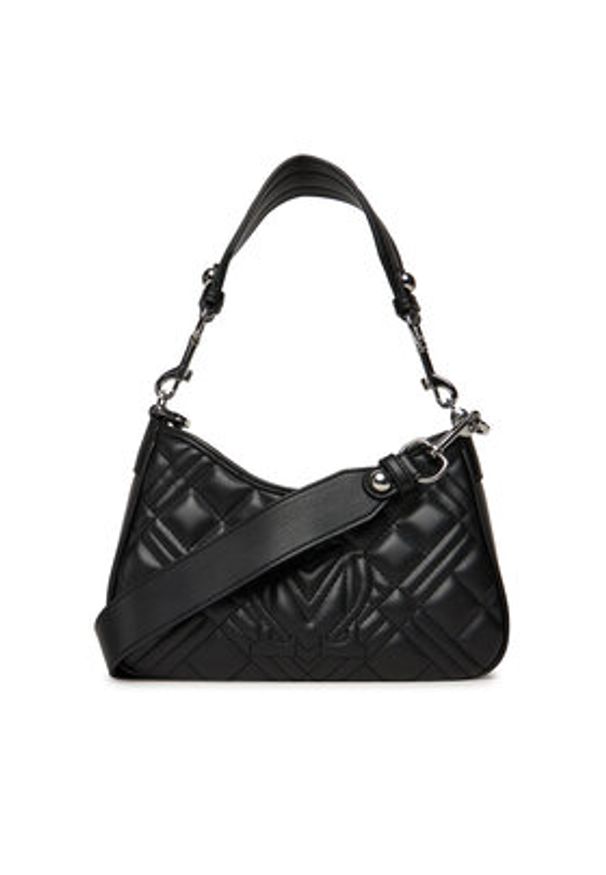 Love Moschino - LOVE MOSCHINO Torebka JC4152PP1NLA000B Czarny. Kolor: czarny. Materiał: skórzane