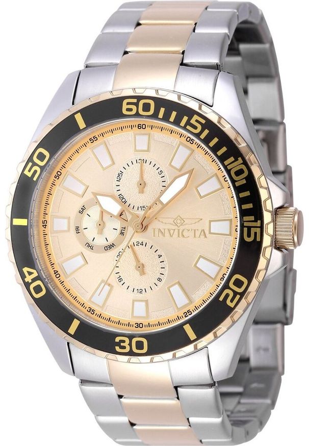 Zegarek Invicta Zegarek marki Invicta model 4757 kolor Zółty. Akcesoria męski. Sezon: Cały rok NoSize