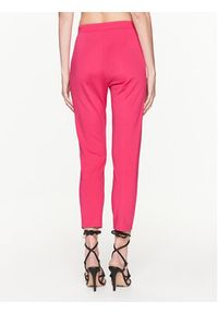 Pinko Spodnie materiałowe 100152 A0HM Różowy Slim Fit. Kolor: różowy. Materiał: syntetyk #5