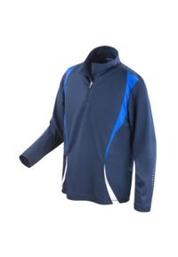SPIRO - Koszulka Treningowa Unisex Dla Dorosłych. Kolor: biały, niebieski, wielokolorowy. Sport: turystyka piesza