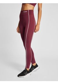 Legginsy damskie Hummel Mt Flash. Kolor: brązowy