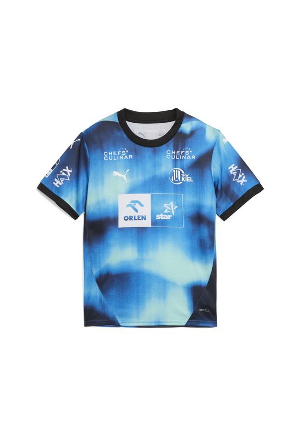 Puma - Młodzieżowa koszulka wyjazdowa THW Kiel 25/26 PUMA Navy Racing Blue. Kolor: niebieski