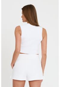 Guess - GUESS Biały damski top Alexia Tank, Rozmiar M. Kolor: biały #5