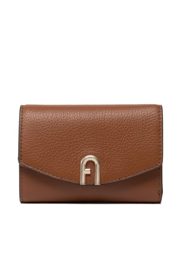 Duży Portfel Damski Furla Primula WP00217-BX0053-03B00-9-035-20-CN-P Cognac h. Kolor: brązowy. Materiał: skóra