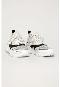 Karl Lagerfeld - Buty. Nosek buta: okrągły. Zapięcie: sznurówki. Kolor: biały. Materiał: syntetyk, materiał, skóra. Szerokość cholewki: normalna #5
