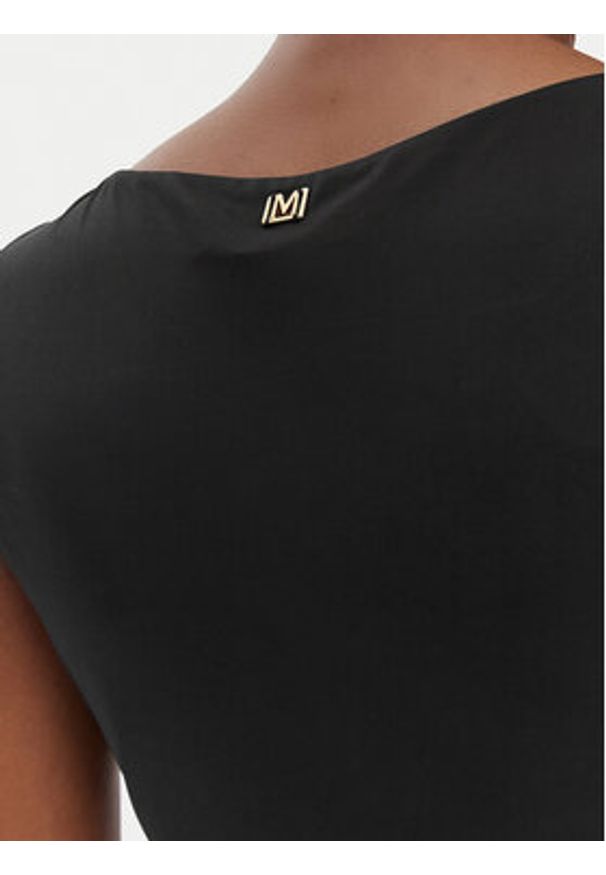 Marciano Guess Sukienka koktajlowa 6RGK05 6262Z Czarny Slim Fit. Kolor: czarny. Materiał: syntetyk. Styl: wizytowy