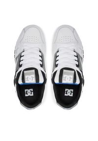DC Sneakersy Stag 320188 Biały. Kolor: biały. Materiał: skóra #5