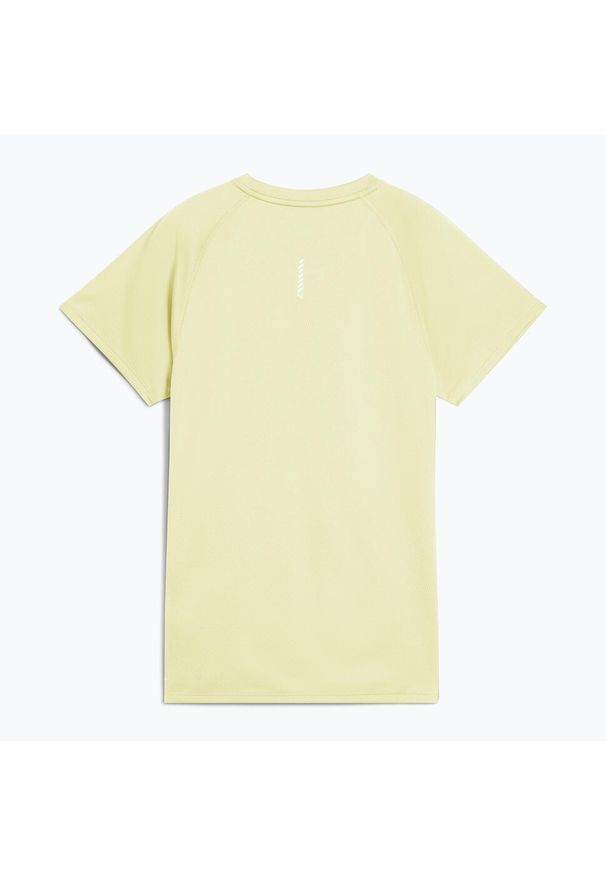 Puma - Koszulka do biegania damska PUMA Run Velocity Tee Poly. Kolor: żółty. Sport: bieganie
