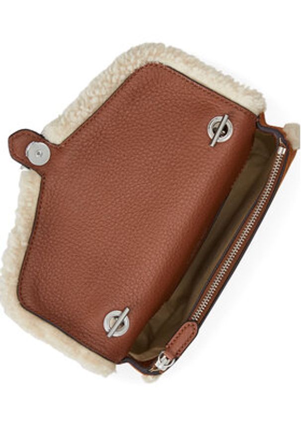 Lauren Ralph Lauren - LAUREN RALPH LAUREN Torebka 432980754001 Brązowy. Kolor: brązowy. Materiał: skórzane