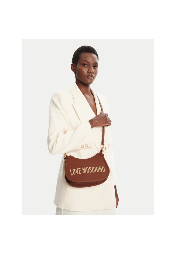Love Moschino - Torebka LOVE MOSCHINO. Kolor: brązowy
