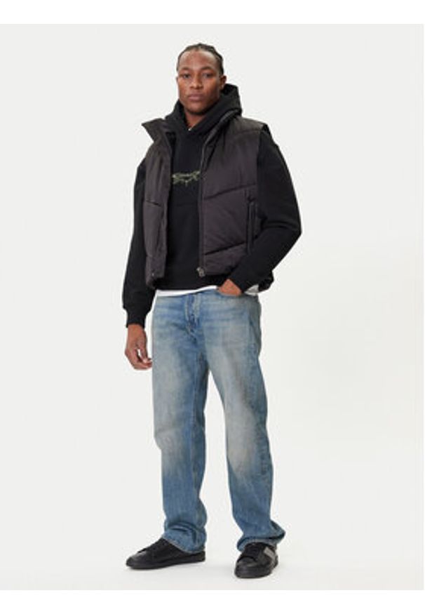 Hugo - HUGO Kamizelka Berolino2531 50541591 Czarny Regular Fit. Kolor: czarny. Materiał: syntetyk