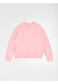 Sinsay - Sweter basic - różowy. Kolor: różowy