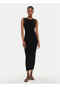 TwinSet - TWINSET Sukienka dzianinowa 242TP3190 Czarny Slim Fit. Kolor: czarny. Materiał: syntetyk, wiskoza #1
