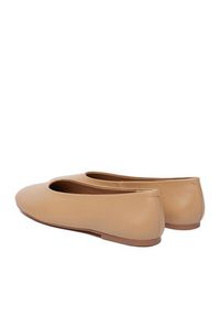 Gino Rossi - GINO ROSSI Baleriny C-V2127-241 Beżowy. Kolor: beżowy. Materiał: skóra #3