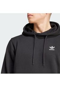 Adidas - adidas Bluza Trefoil Essentials IY4930 Czarny Regular Fit. Kolor: czarny. Materiał: bawełna #3