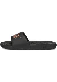 Klapki Puma Cool Cat 2.0 Wns PUMA Black-Rose Gold, Kobiety. Kolor: czarny. Materiał: materiał, syntetyk