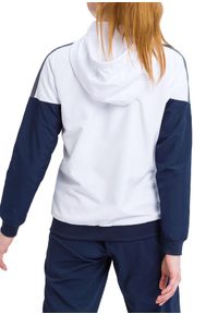 ERIMA - Damska kurtka z kapturem Erima Tracktop Squad. Typ kołnierza: kaptur. Kolor: biały, niebieski, wielokolorowy