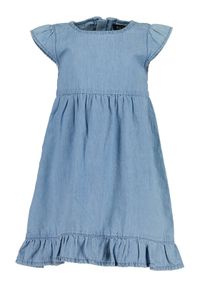 Blue Seven Sukienka codzienna 919042 X Błękitny Regular Fit. Okazja: na co dzień. Kolor: niebieski. Materiał: bawełna. Typ sukienki: proste. Styl: casual #1