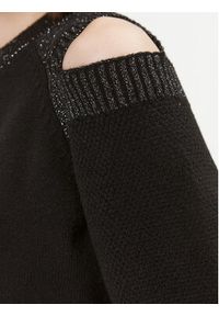 DKNY Sweter P3MSCJ79 Czarny Regular Fit. Kolor: czarny. Materiał: syntetyk