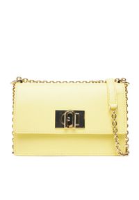 Furla Torebka 1927 BAFKACO ARE000 3684S Żółty. Kolor: żółty. Materiał: skórzane