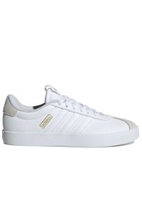 Adidas - Buty adidas VL Court 3.0 ID8795 - białe. Kolor: biały. Materiał: skóra, guma, syntetyk. Szerokość cholewki: normalna. Wzór: aplikacja