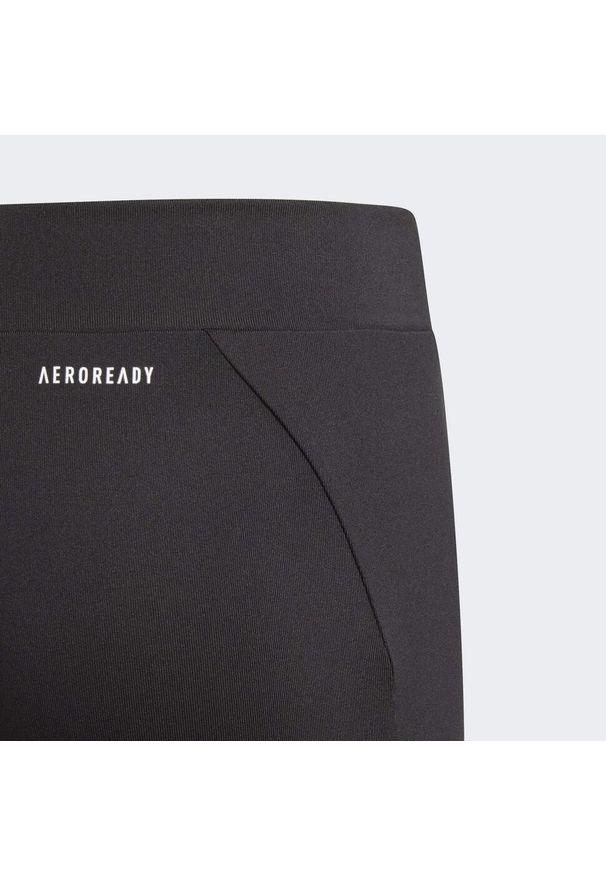 Adidas - Legginsy dziecięce adidas Basic. Okazja: na uczelnię. Kolor: czarny, wielokolorowy, biały. Styl: młodzieżowy, sportowy