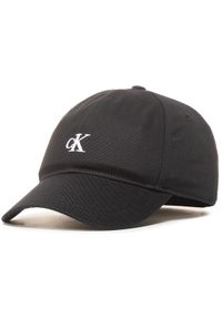 Calvin Klein Jeans Czapka z daszkiem Monogram Baseball Cap IU0IU00150 Czarny. Kolor: czarny. Materiał: materiał