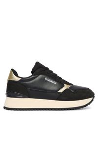 Napapijri Sneakersy Astra NP0A892V Czarny. Kolor: czarny. Materiał: skóra, zamsz