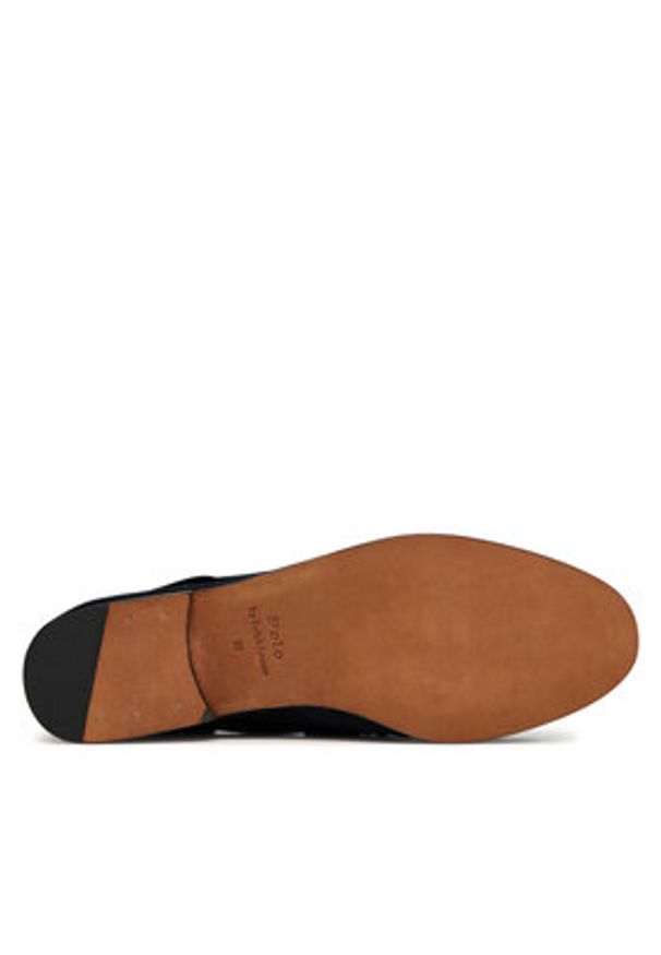 Polo Ralph Lauren Loafersy 818942648001 Czarny. Kolor: czarny. Materiał: skóra, zamsz