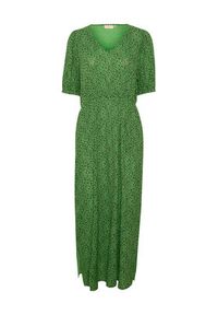 Kaffe Sukienka letnia Isolde Amber 10507514 Zielony Regular Fit. Kolor: zielony. Materiał: wiskoza. Sezon: lato #6
